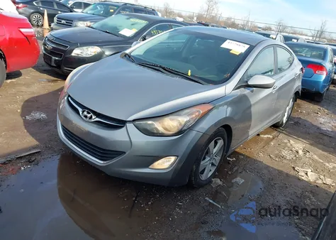 2012 Hyundai Elantra Gls (Ulsan Plant) from USA, damaged, VIN KMHDH4AE6CU433052